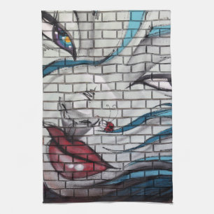 Linge De Cuisine Graffiti pour filles asiatiques