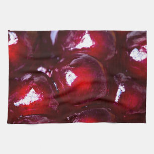 Linge De Cuisine Graines de grenade rouge