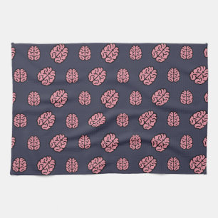 Linge De Cuisine Grand motif de cerveau d'esprits