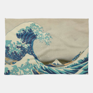 Linge De Cuisine Grande vague au large de Kanagawa & Art japonais /