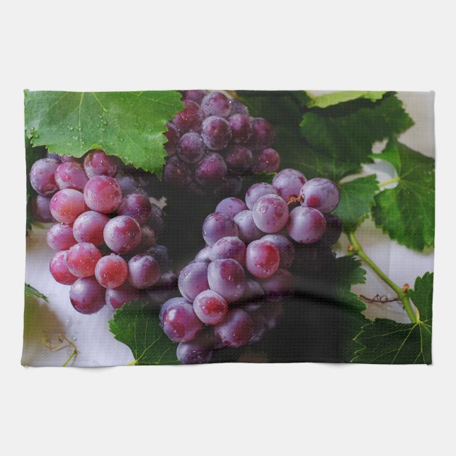 Linge De Cuisine Grapevine Fruit Photographie (Horizontal)