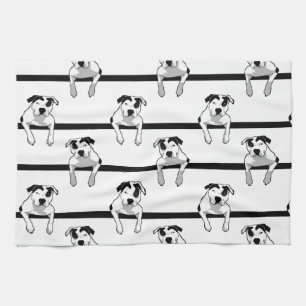 Linge De Cuisine Graphique à bille en T Pit Bull