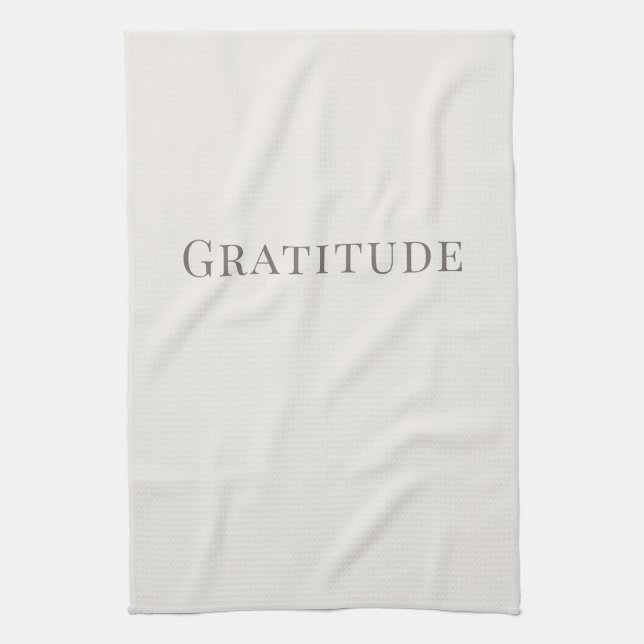 Linge De Cuisine Gratitude – Minimal Typography Design (Vertical)