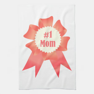 Linge De Cuisine Gratitude Numéro Une maman lauréat du prix ruban