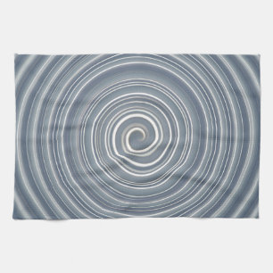 Linge De Cuisine Grau-weisse Spirale de Küchentuch