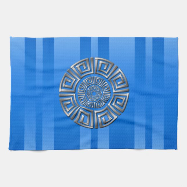 Linge De Cuisine Greek Circle (Horizontal)