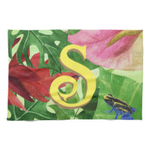 Grenouille tropicale feuille