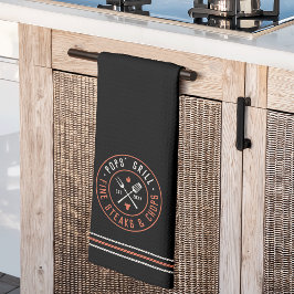 Linge De Cuisine Grill De Pops Année Personnalisée Établie