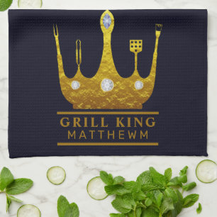 Linge De Cuisine Grill King BBQ Couronne marine Faire votre propre