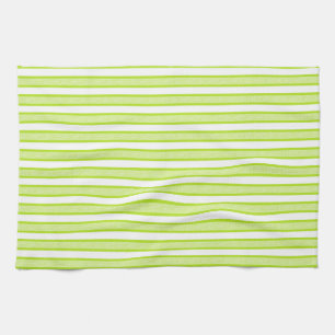 Linge De Cuisine Grilles en relief Vert citron