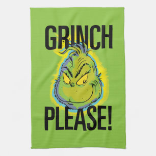 Linge De Cuisine Grincheux Snarky   S'il vous plaît citer Grinch dr