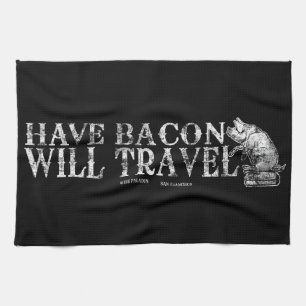 Linge De Cuisine Grunge Avoir Bacon Voyage