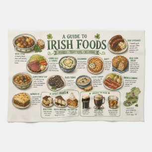 Linge De Cuisine Guide alimentaire irlandais Illustration culinaire