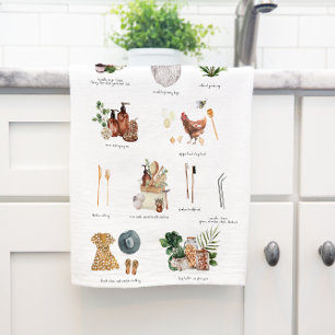 Linge De Cuisine Guide de style de vie écologique durable   Zéro dé