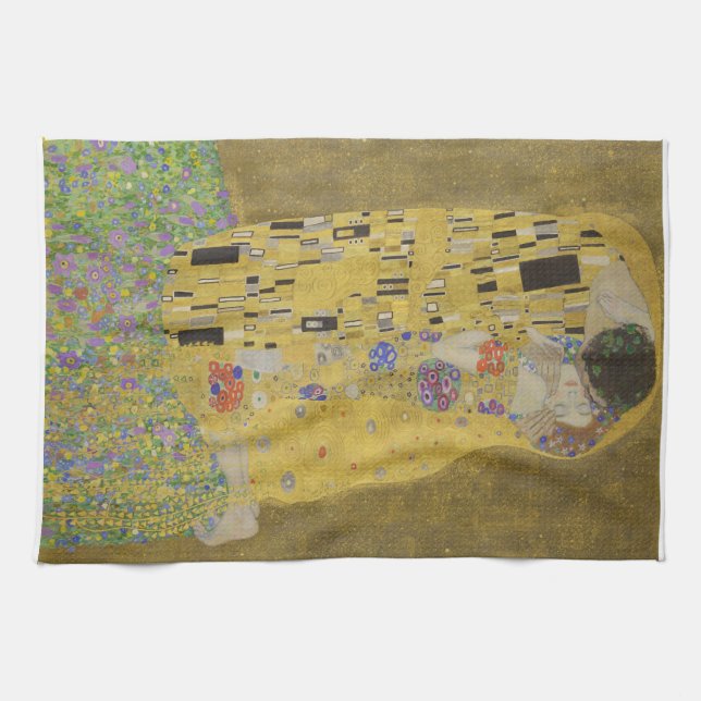 Linge De Cuisine Gustav Klimt "Le Baiser" (Horizontal)