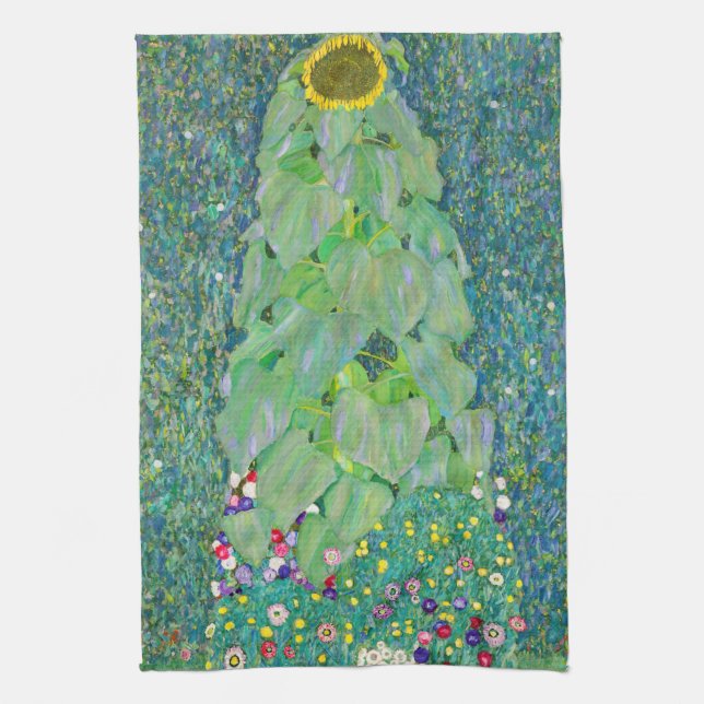 Linge De Cuisine Gustav Klimt - Le tournesol (Vertical)