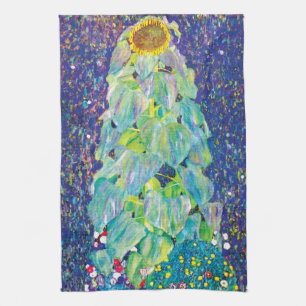 Linge De Cuisine Gustav Klimt - Le Tournesol Peinture d'art fin