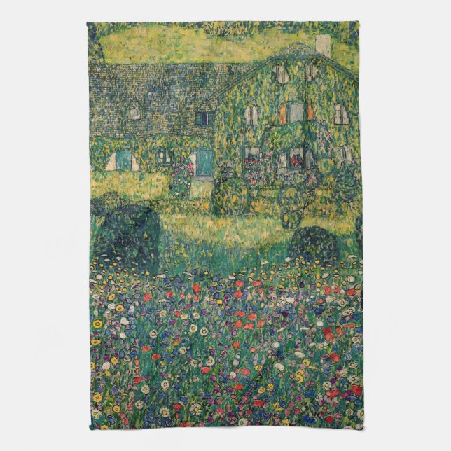 Linge De Cuisine Gustav Klimt - Maison de campagne de l'Attersee (Vertical)