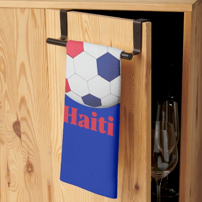 Linge De Cuisine Haiti Soccer (Pliage en tiers)