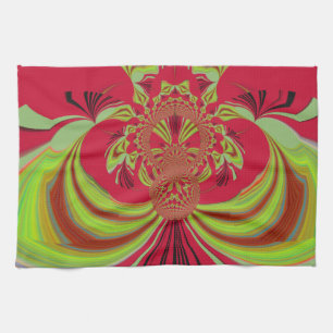 Linge De Cuisine Hakuna Matata red yellow design