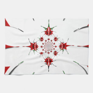 LINGE DE CUISINE HAKUNA MATATA ROUGE VERT