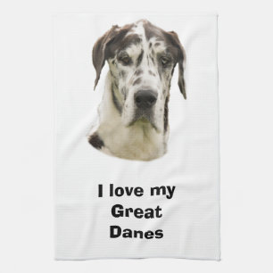 Linge De Cuisine Halequin Great Dane photo de l'animal