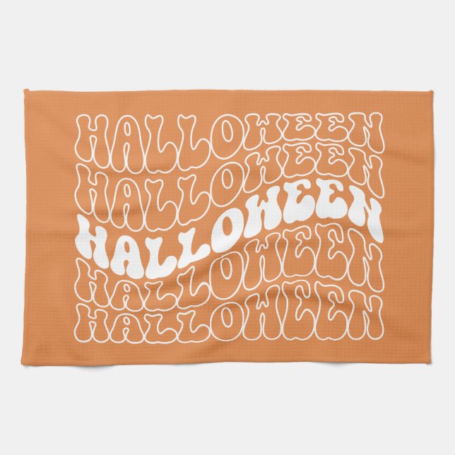 Linge De Cuisine Halloween (Horizontal)