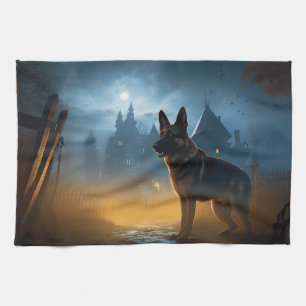 Linge De Cuisine Halloween allemand mouton effrayant