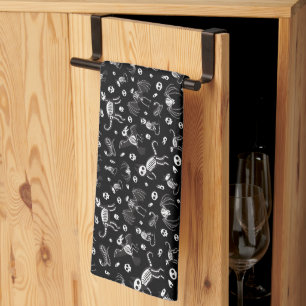 Linge De Cuisine Halloween Bats d'animaux Chiens Chats Araignées Sk