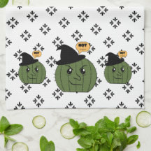 Halloween Cactus Witch "Not a Hugger"