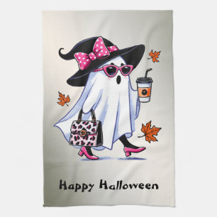 Linge De Cuisine Halloween Cute Stylish sorcière Ghost Coffee Cup
