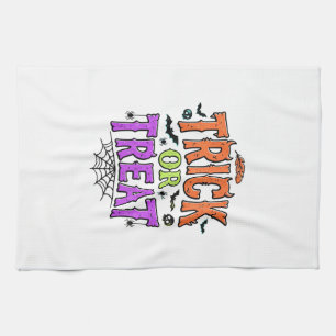 Linge De Cuisine Halloween Farce Traitement Drôle Toile d'Araignée
