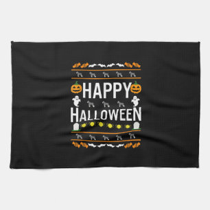 Linge De Cuisine Halloween Lazy Ugly Costume Dog T-shirt.
