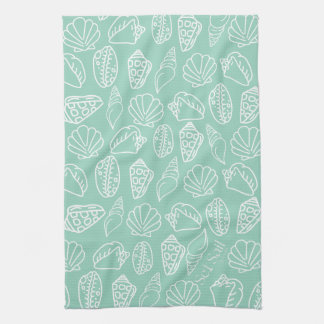 Linge De Cuisine Hand-drawn Shell Patterned Kitchen Towel