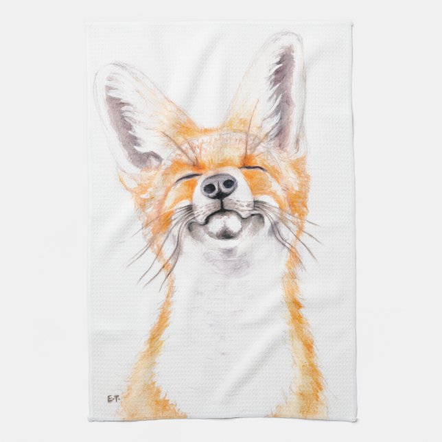 Linge De Cuisine Happy Foxy (Vertical)