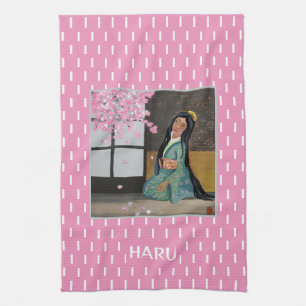 Linge De Cuisine Haru saison printanière japonaise Art
