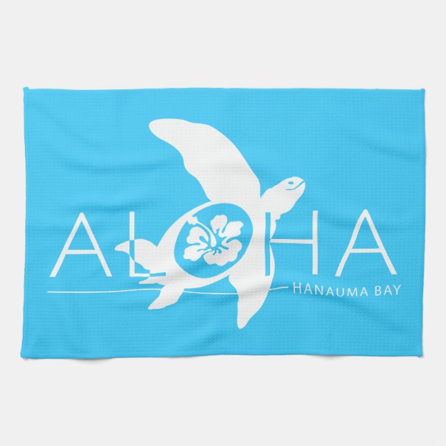 Linge De Cuisine Hawaii - Tortue Aloha (Horizontal)