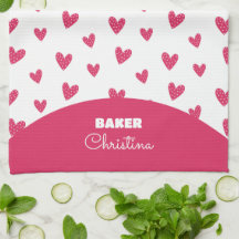 Heart pattern with white dots