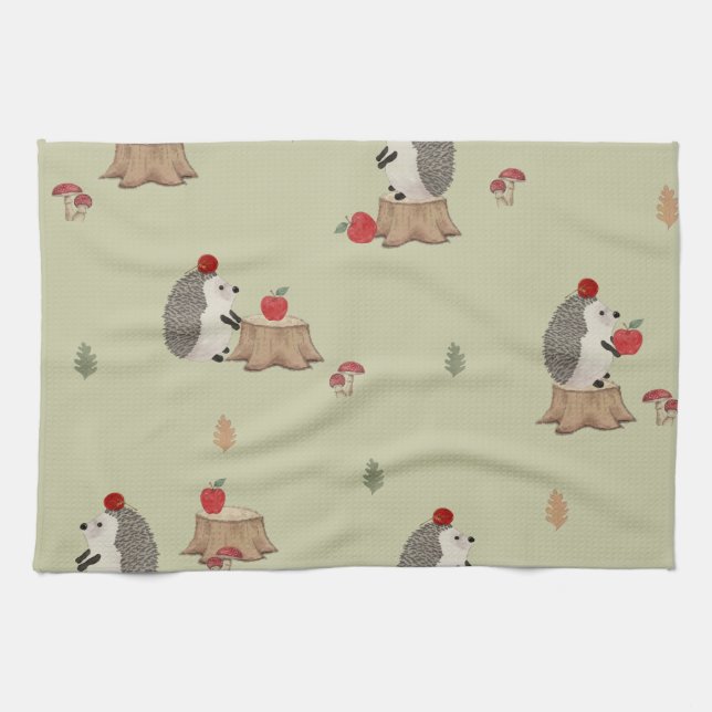 Linge De Cuisine Hedgehog (Horizontal)
