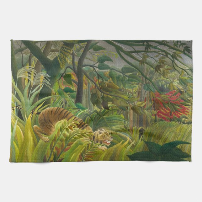Linge De Cuisine Henri Rousseau - Surpris ! (Horizontal)