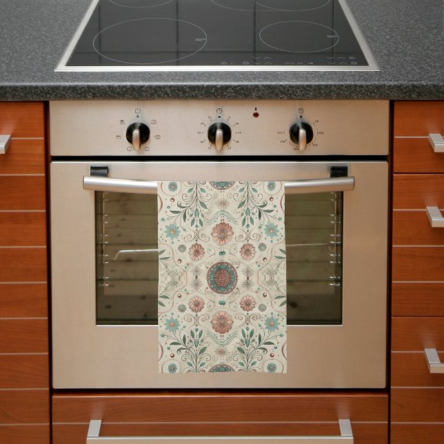 Linge De Cuisine Herbe Boho (Créateur téléchargé)