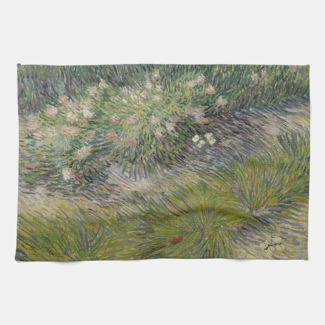 Linge De Cuisine Herbes et papillons par Vincent van Gogh (Horizontal)