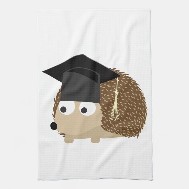 Linge De Cuisine Hérisson de diplôme (Vertical)