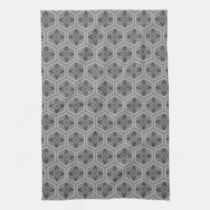Linge De Cuisine Hexagon floral