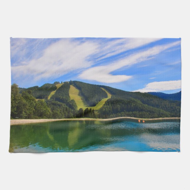 Linge De Cuisine Hirschenkogel en été - Réflexions sur l'eau (Horizontal)