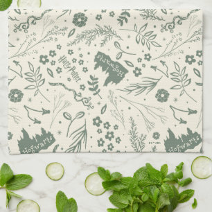 Linge De Cuisine HOGWARTS™ Herbologie Motif magique