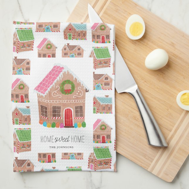 Linge De Cuisine Home Sweet Home (Quart Plié)