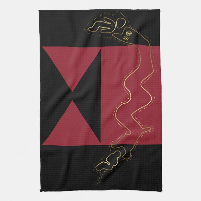 Linge De Cuisine Homme ancien - Art tribal (Vertical)