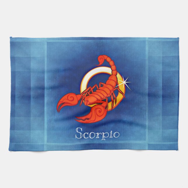 Linge De Cuisine horoscope de scorpio (Horizontal)