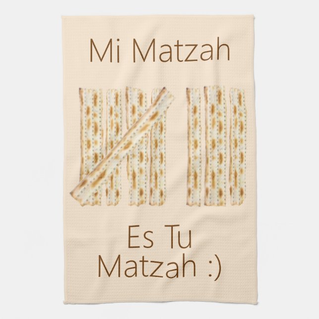 Linge De Cuisine Huit jours de Matzah (Vertical)
